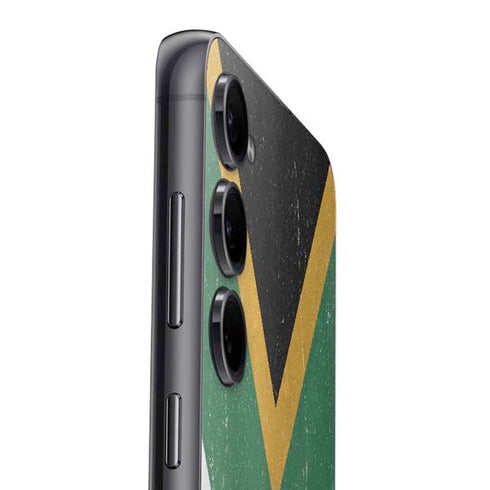 South Africa Flag Distressed Galaxy S25 Skin